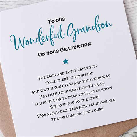 graduation cards grandson